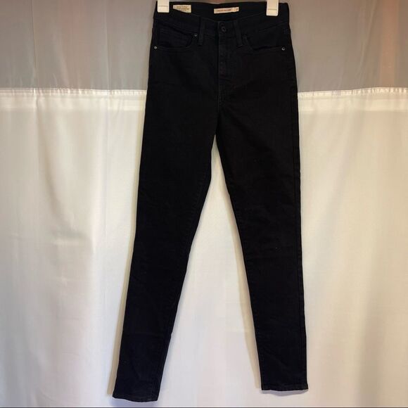 Levi's 721 Hi Rise Skinny - Black 18882-0031 - Picture 7 of 9